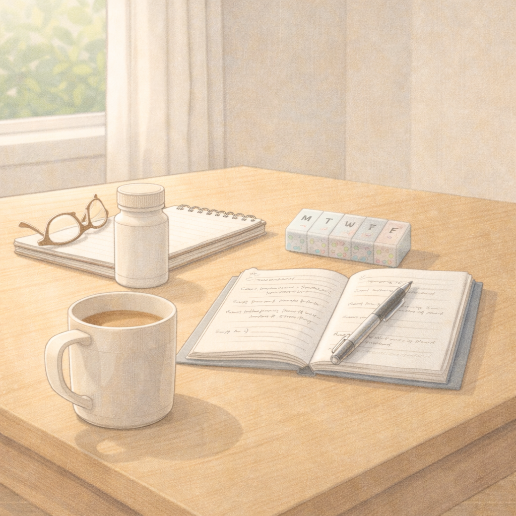 Illustration quiet place