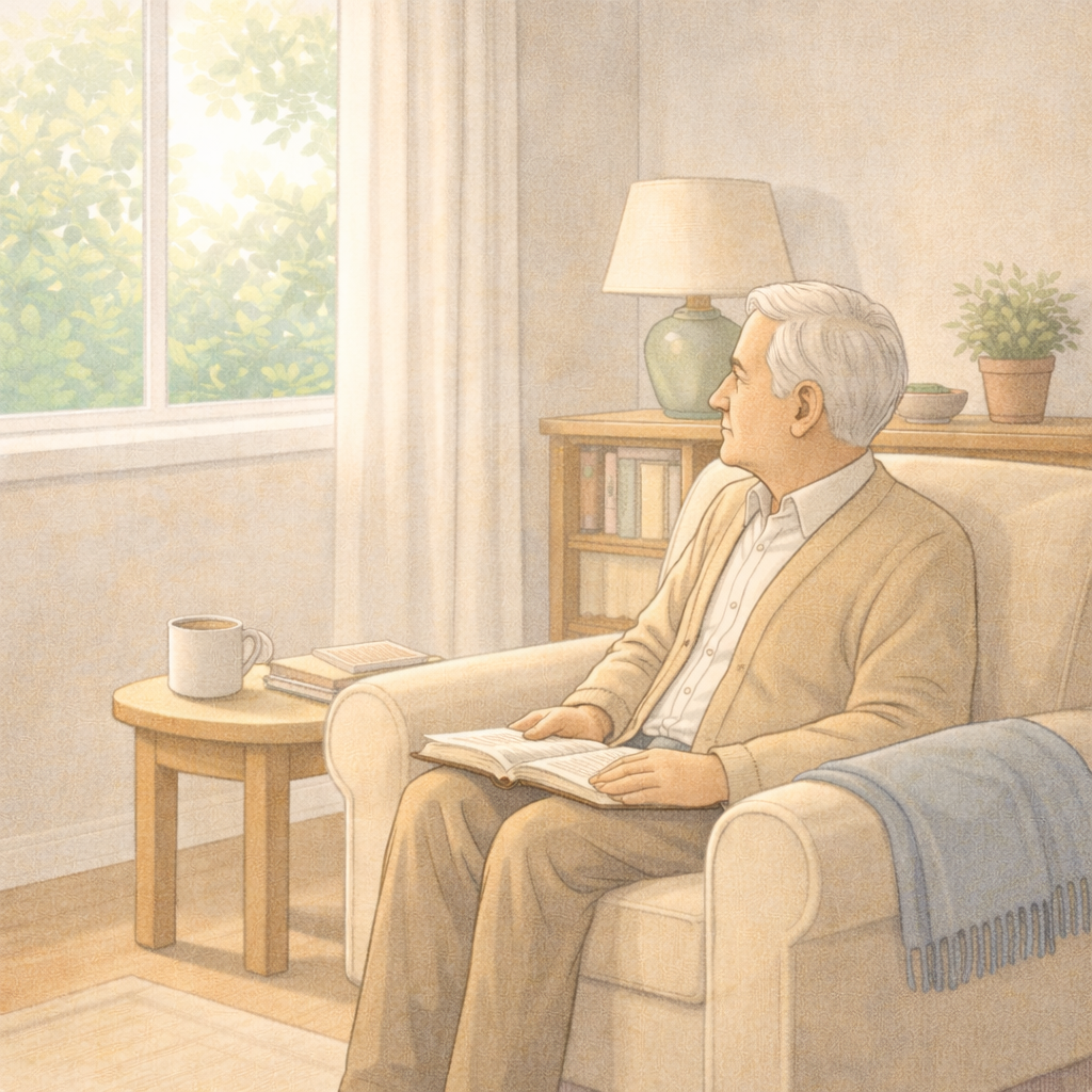 Illustration quiet place