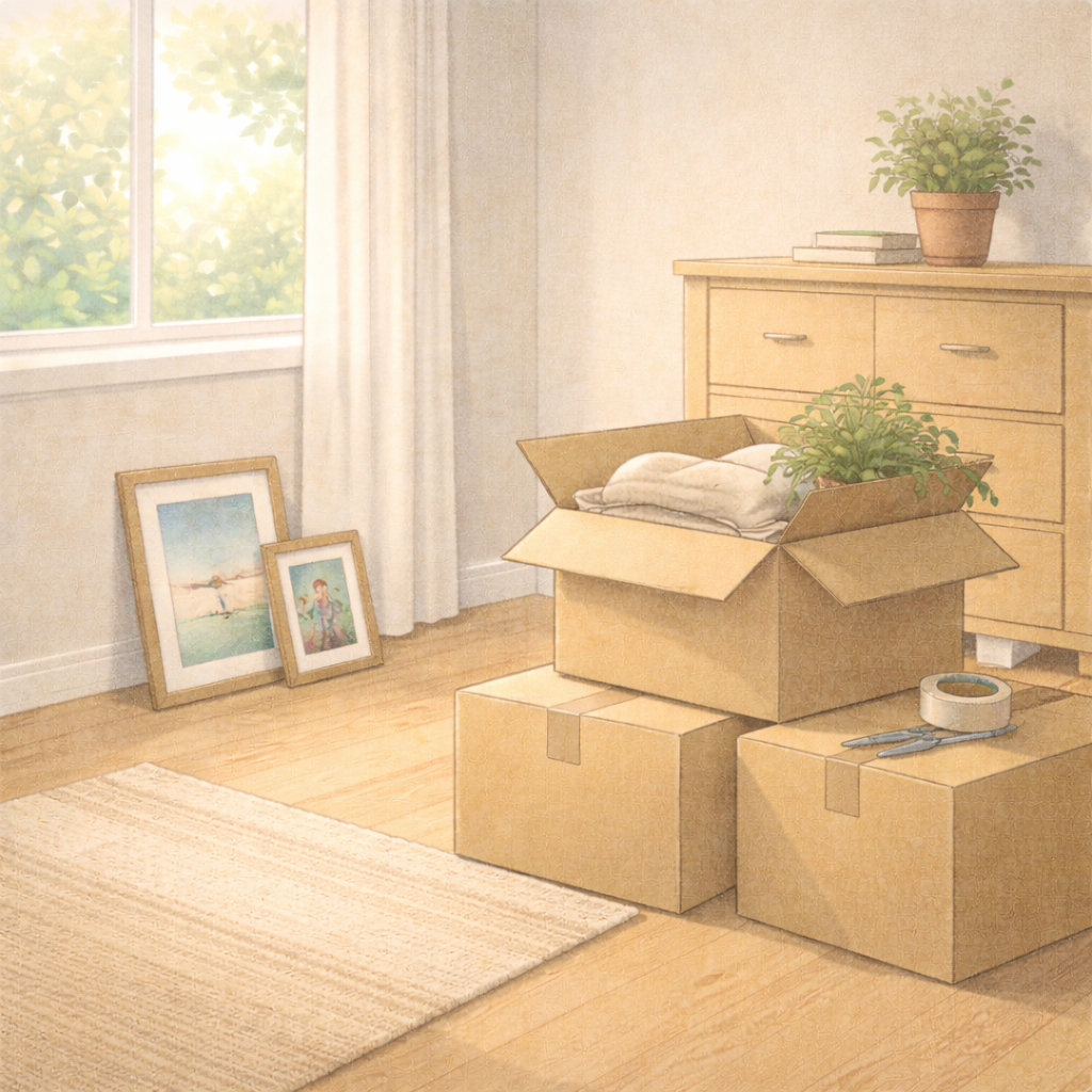 Illustration quiet place