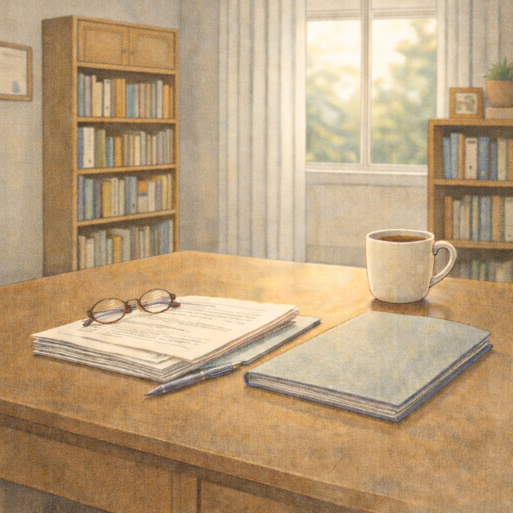 Illustration quiet place