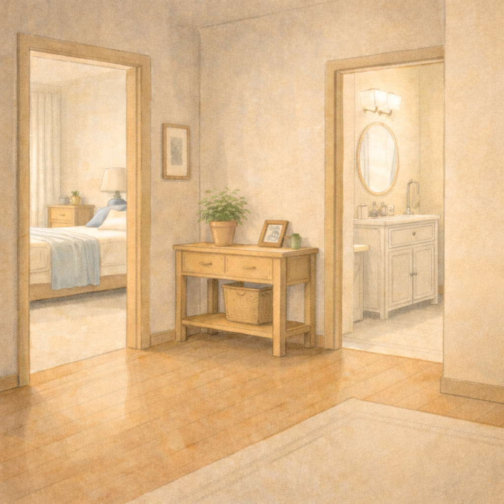 Illustration quiet place