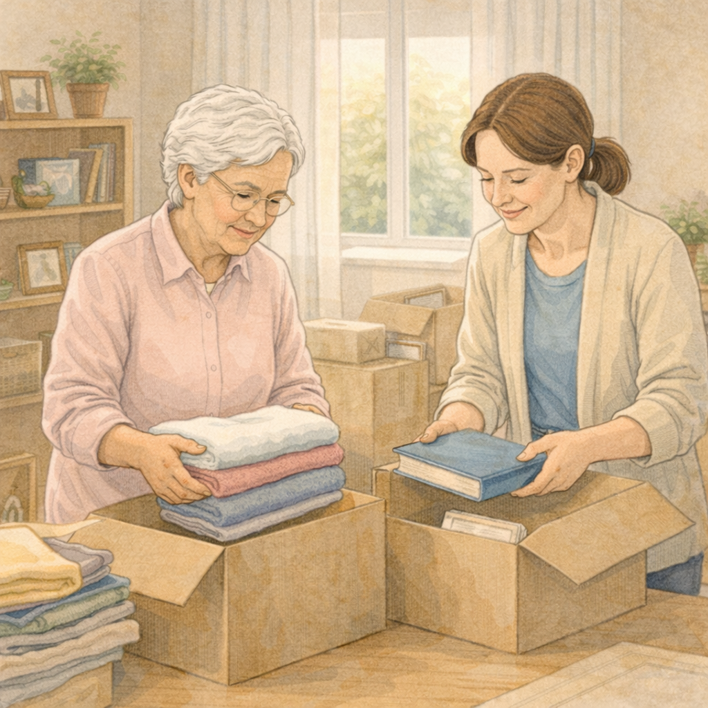 Illustration of home care service context